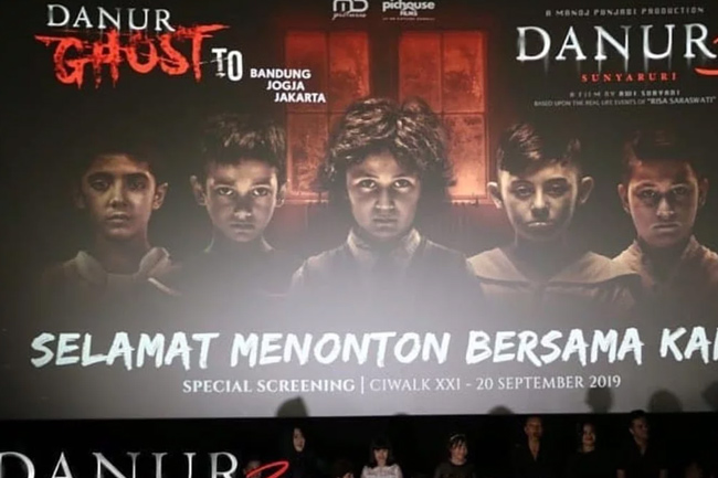 Film Danur 3: Sunyaruri akan hadir di bioskop. (Foto: Instagram/danur_3_sunyaruri)