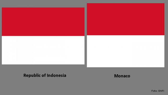 Serupa Tapi Tak Sama, Ini Beda Bendara Indonesia dengan Monako?